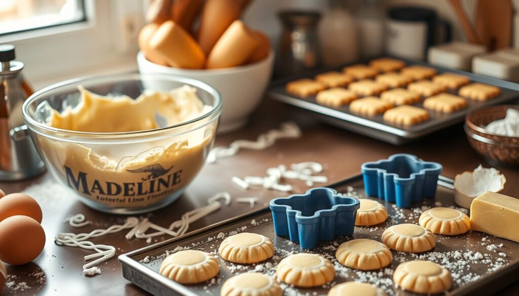 Madeline Cookies Baking Process