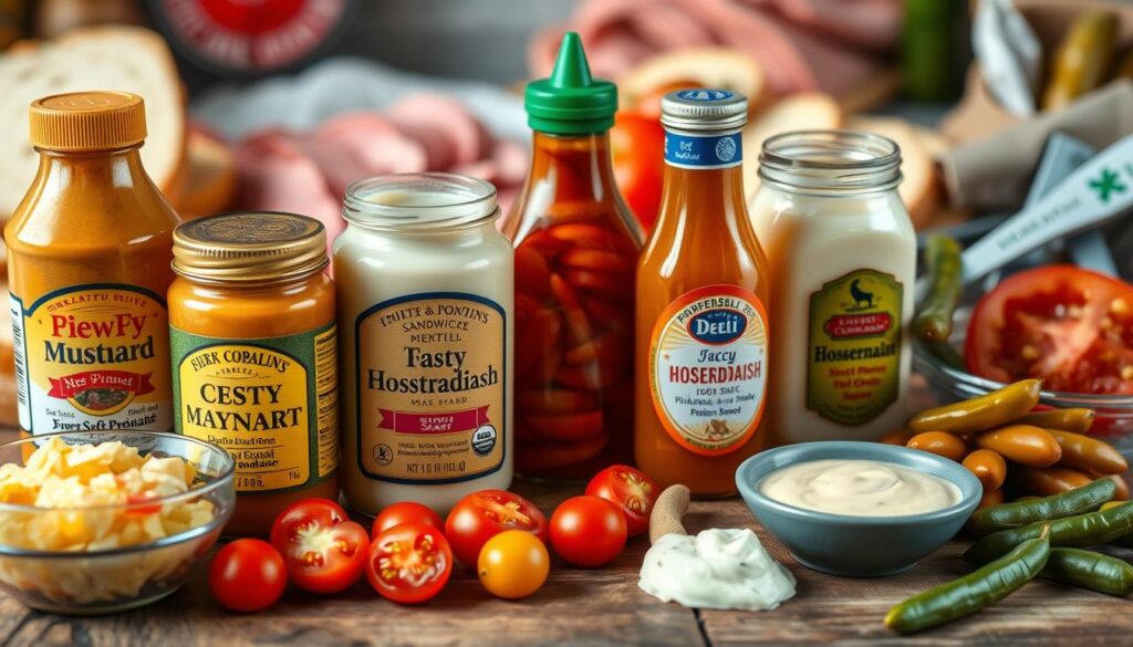 NY Deli Sandwich Condiments