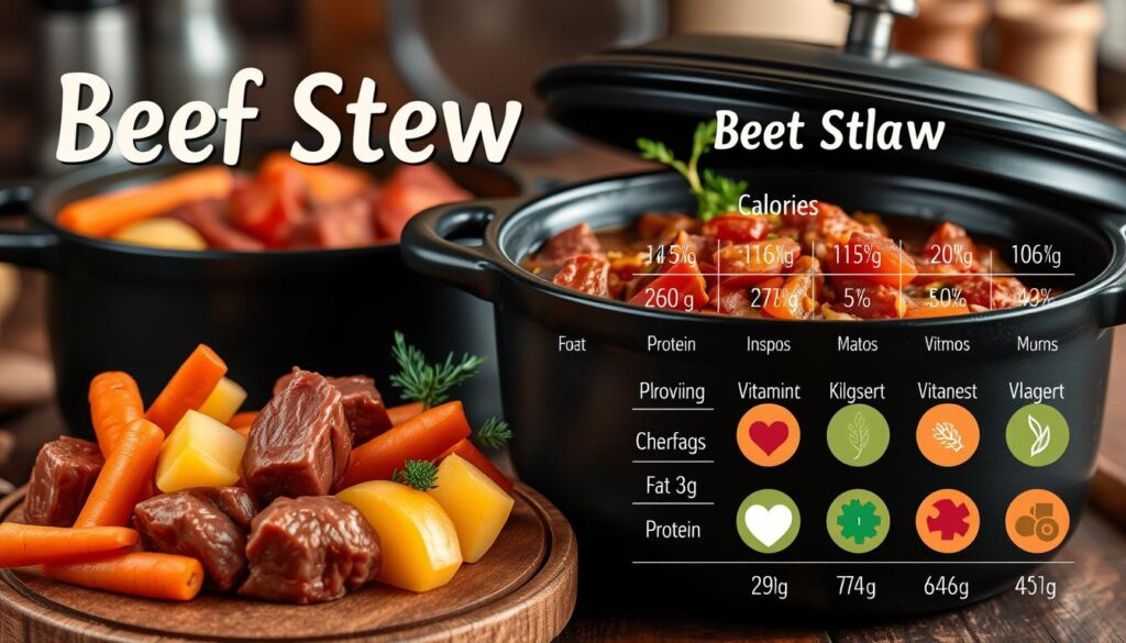 Nutritional breakdown of beef stew