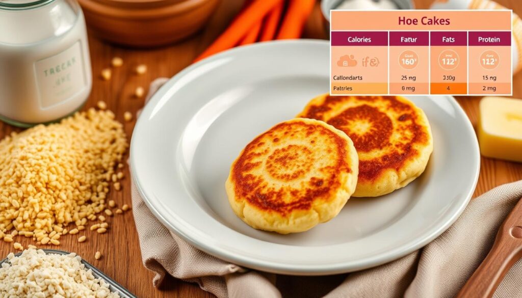 Nutritional breakdown of hoe cakes