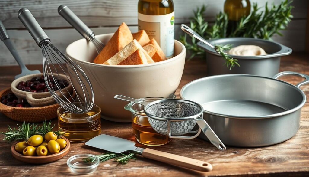 Olive Oil Cake Baking Tools