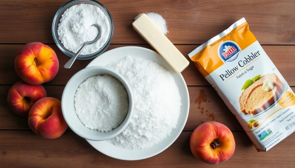 Peach Cobbler Ingredients