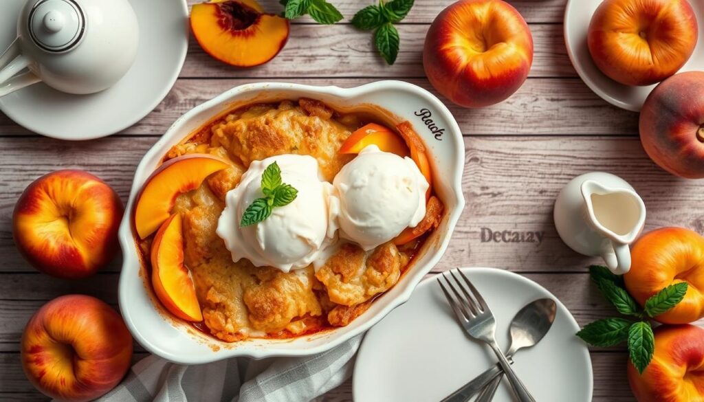 Peach Cobbler Serving Suggestions