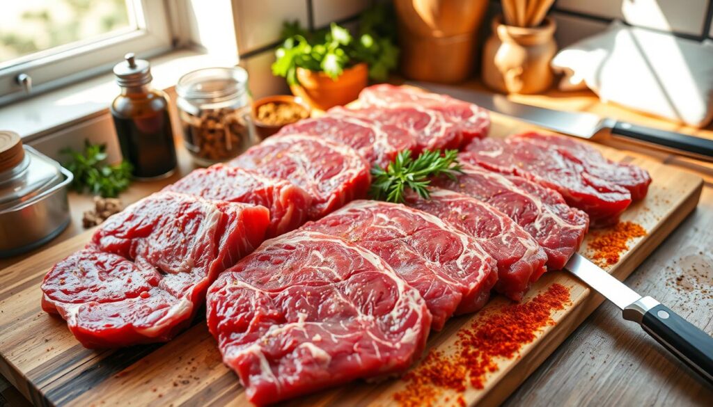 Preparing Beef for Drying