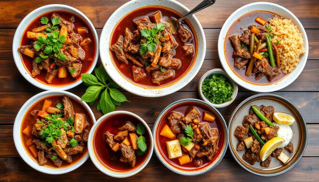 Regional Beef Pares Variations