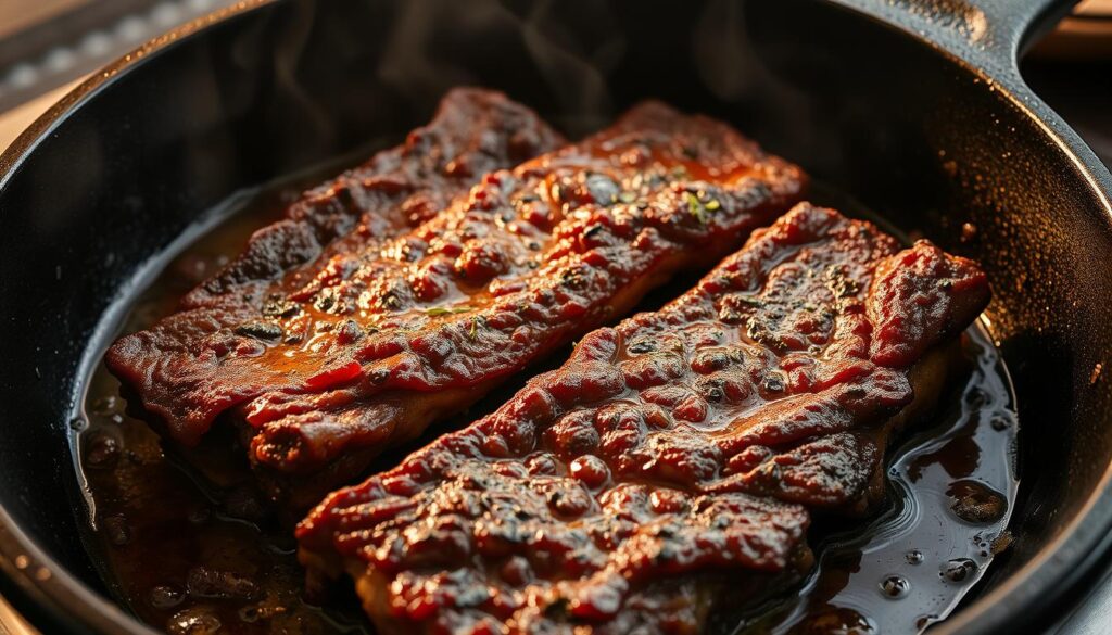 Searing Beef Short Ribs