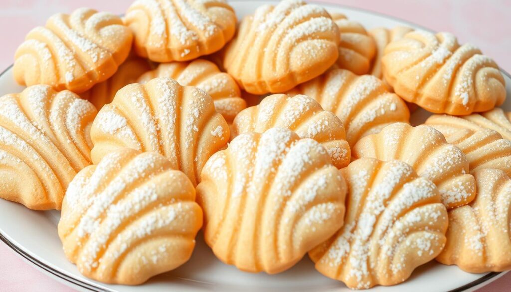 Shell-shaped Madeline Cookies