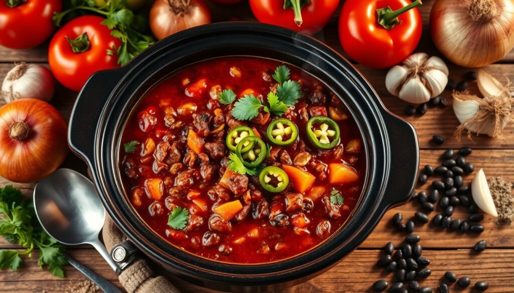 Slow Cooker Beef Heart Chili Recipe