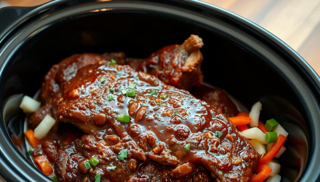 Slow Cooker Spare Ribs Preparation