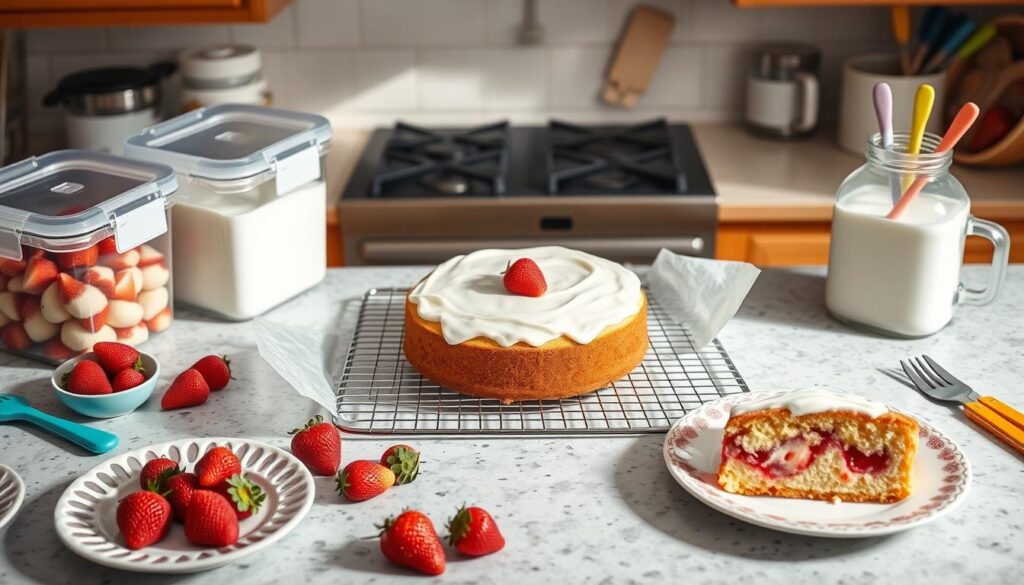 Strawberry Poke Cake Storage Tips