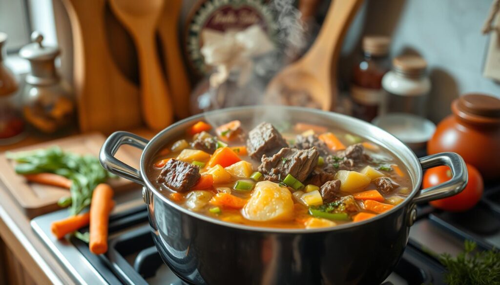 Vegetable Beef Soup Cooking Techniques