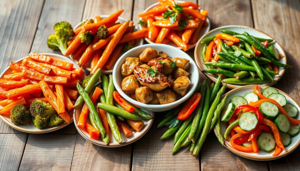 Vegetable Side Dishes for Honey Garlic Chicken