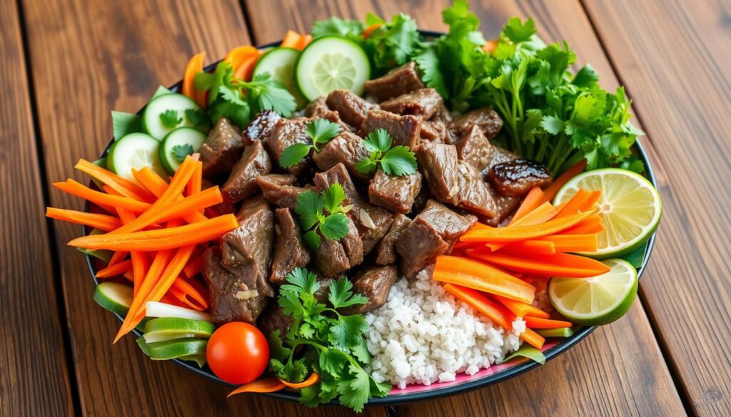 Vietnamese Shaking Beef Accompaniments