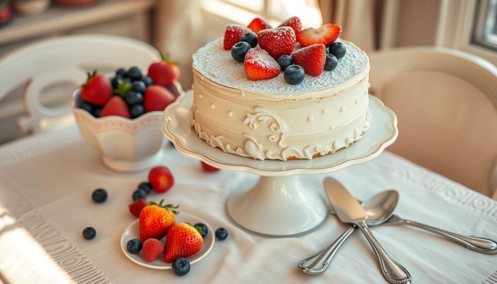 White Cake Serving Suggestions