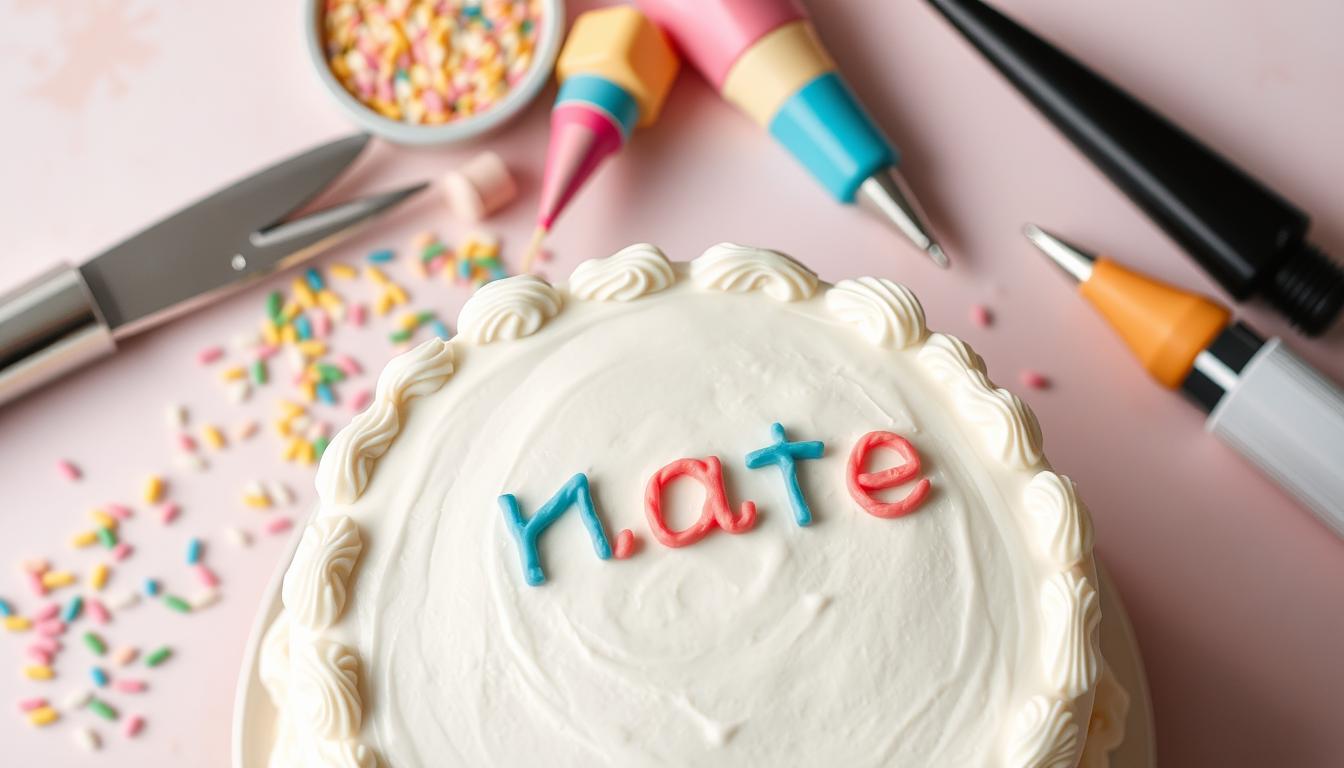 easy icing recipe for letters on cake