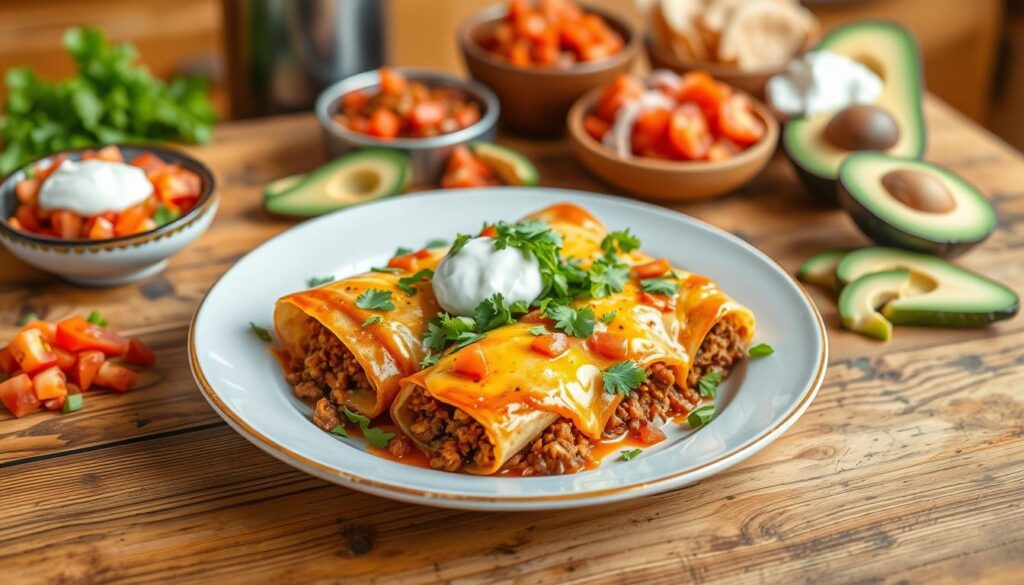 ground beef enchiladas recipe